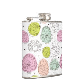 Flasques le paon badine le cru de papier peint (Droite)