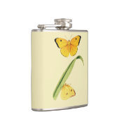 Flasques Le papillon Colias de Godart (Droite)