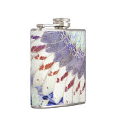 Flasques Le papillon tribal pourpre s'envole le motif d'art (Droite)