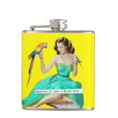 Flasques Le paradis est juste une boisson loin (Devant)