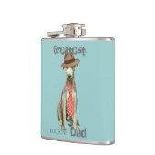 Flasques Le père de Deerhound (Gauche)