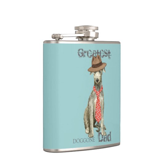 Flasques Le père de Deerhound (Droite)