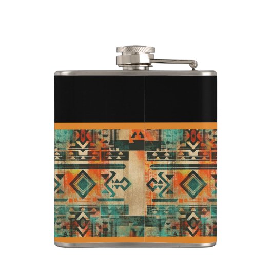 Flasques Le plus grand papa du monde Aztec style amérindien (Dos)