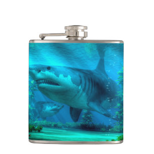 Flasques Le plus grand requin