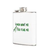 Flasques Le poisson me fait peur, le pêcheur (Gauche)