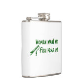 Flasques Le poisson me fait peur, le pêcheur (Droite)