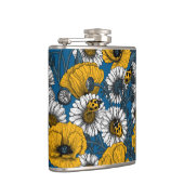 Flasques Le pré en jaune et bleu (Droite)