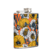 Flasques Le pré en jaune et bleu (Droite)