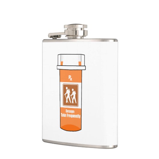 Flasques Le randonnée est ma drogue (Gauche)