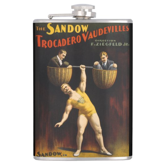 Flasques Le Sandow Eugen Sandow Vaudeville Weightlifter (Devant)