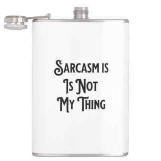 Flasques Le sarcasme n'est pas mon travail Humour café Mug