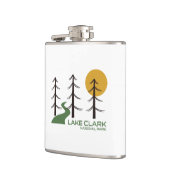 Flasques Le sentier du parc national du lac Clark (Gauche)