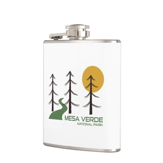 Flasques Le sentier du parc national Mesa Verde (Gauche)