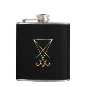 Flasques Le sigil d'or de Lucifer