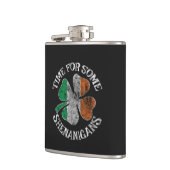 Flasques Le temps de la St. Patrick pour un trèfle de quelq (Gauche)