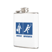 Flasques Le Travail Est Important, La Crosse Est Importante (Gauche)