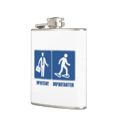 Flasques Le Travail Est Important La Raquette À Neige (Gauche)