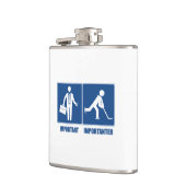 Flasques Le Travail Est Important, Le Hockey Est Important (Gauche)