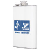 Flasques Le Travail Est Important, Le Jet Ski Est Important (Gauche)