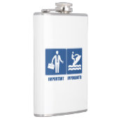 Flasques Le Travail Est Important, Le Jet Ski Est Important (Droite)