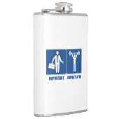 Flasques Le Travail Est Important Le Poids Est Important (Droite)