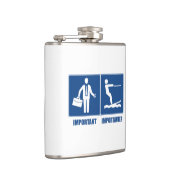 Flasques Le Travail Est Important, Le Ski Nautique Est Impo (Droite)