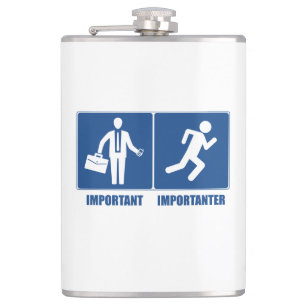 Flasques Le Travail Est Important, L'Exécution Est Importan