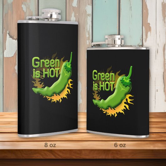 Flasques Le vert est CHAUD