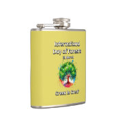 Flasques Le vert est super. Journée internationale des forê (Droite)