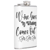 Flasques Le vin entre (Droite)