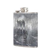 Flasques Le zodiaque de Scorpion signent le décor en acier (Gauche)