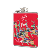 Flasques Leaping Deer Christmas (Gauche)