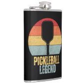 Flasques Légende drôle de Pickleball (Droite)