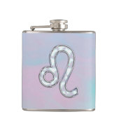 Flasques Leo Zodiac Connexion Pastels Style Nacre Imprimer (Devant)