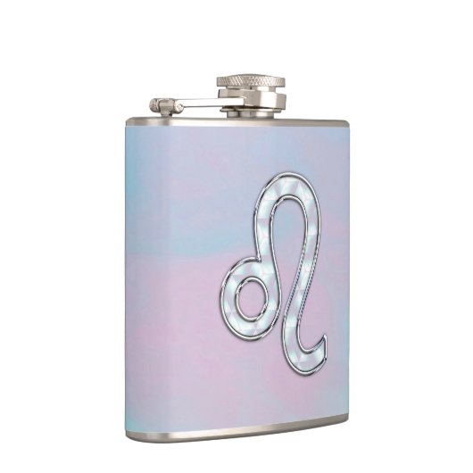 Flasques Leo Zodiac Connexion Pastels Style Nacre Imprimer (Droite)