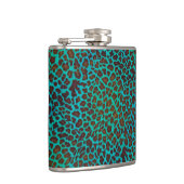 Flasques Léopard Brown et Turquoise (Droite)