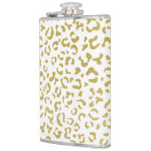 Flasques Leopard d'or, Parties scintillant d'or, Empreinte (Gauche)