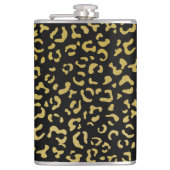 Flasques Leopard d'or, Parties scintillant d'or, Motif de l (Devant)