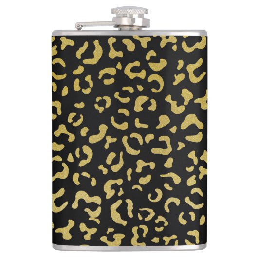 Flasques Leopard d'or, Parties scintillant d'or, Motif de l (Devant)