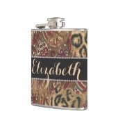 Flasques Léopard et copie de motif de Paisley à (Gauche)