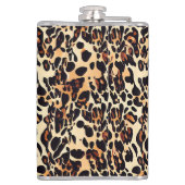 Flasques Léopard Poster de animal monogramme (Dos)