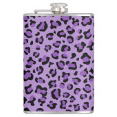 Flasques Leopard Print, Léopard Spots, Purple Leopard (Devant)