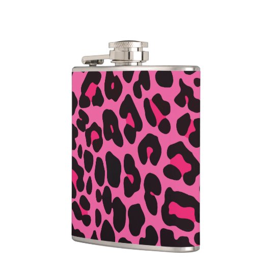 Flasques Leopard rose chaud (Gauche)