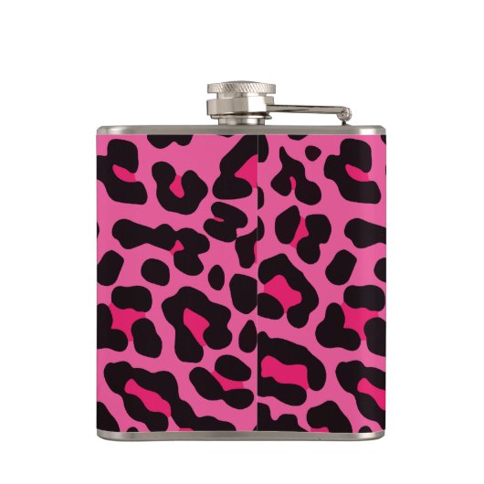 Flasques Leopard rose chaud (Dos)