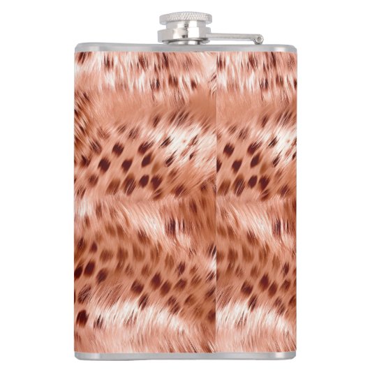 Flasques Léopard rose rose (Dos)