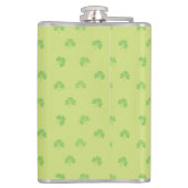 Flasques Leprechaun de dessin dans une casserole d'or tenan (Dos)