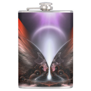 Flasques Les ailes de l'Anthropolis HC 8oz Vinyl enveloppé 