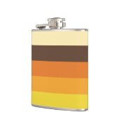 Flasques les années 70 Motif de couleurs triées rétro (Gauche)