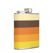 Flasques les années 70 Motif de couleurs triées rétro (Droite)