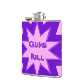 Flasques Les armes à feu tuent les fioles violettes et rose (Gauche)